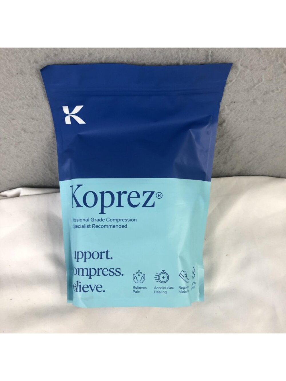 Koprez Black Foot Kinesiology Plantar Fasciitis Sleeve Compression Support